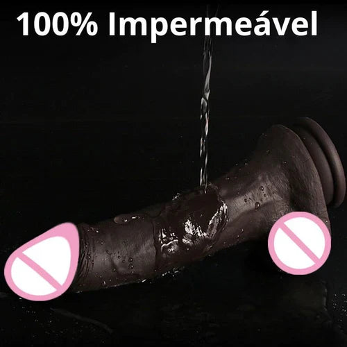 Pênis Realista Shadow boy 4 em 1 vibrador com aquecimento