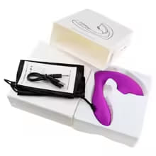 Vibrador Ponto G e Sugador de Clitóris TITAN 10 Níveis