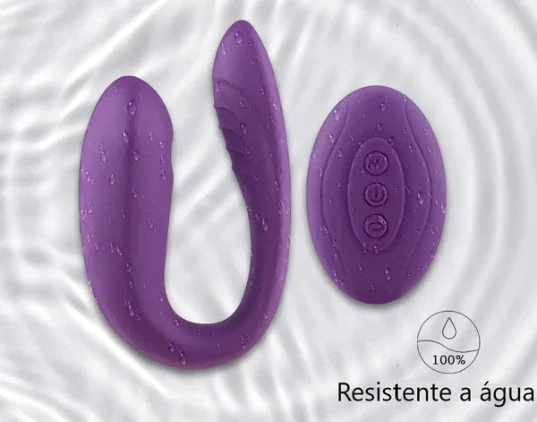 Vibrador e sugador clitoriano para Casais Uvinha
