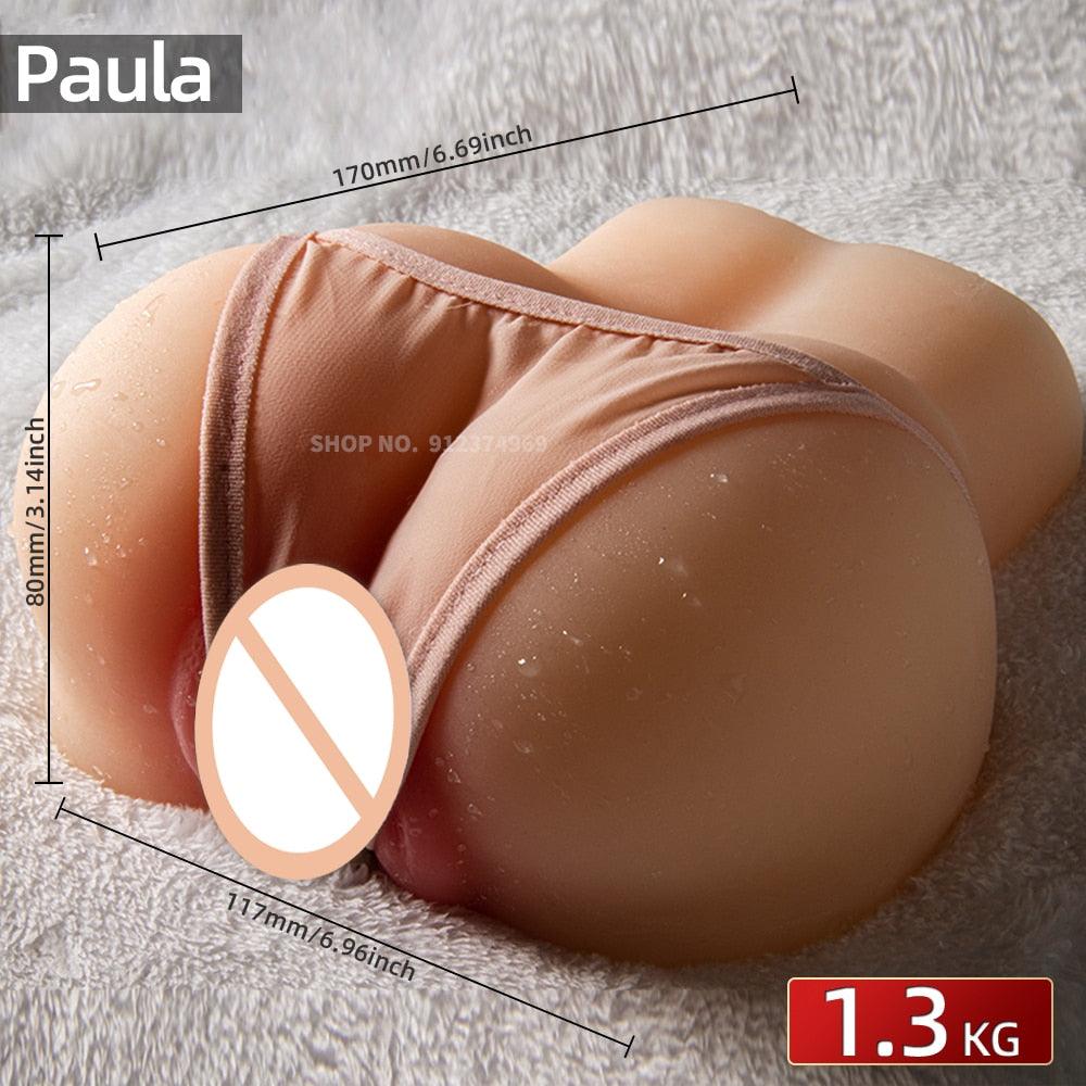 Masturbador Masculino Boneca Sexual Vagina e Ânus 3D