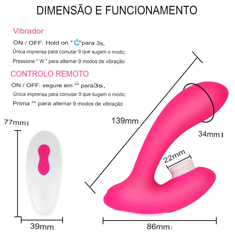 Tricker-Rct Vibrador de Ponto G com Pulsação S-Hande