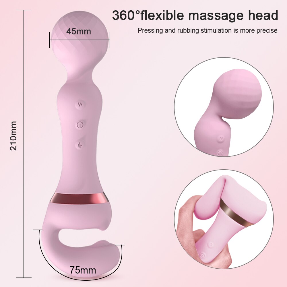 Vibrador Varinha Estimuladora de Clitoris e Ponto G