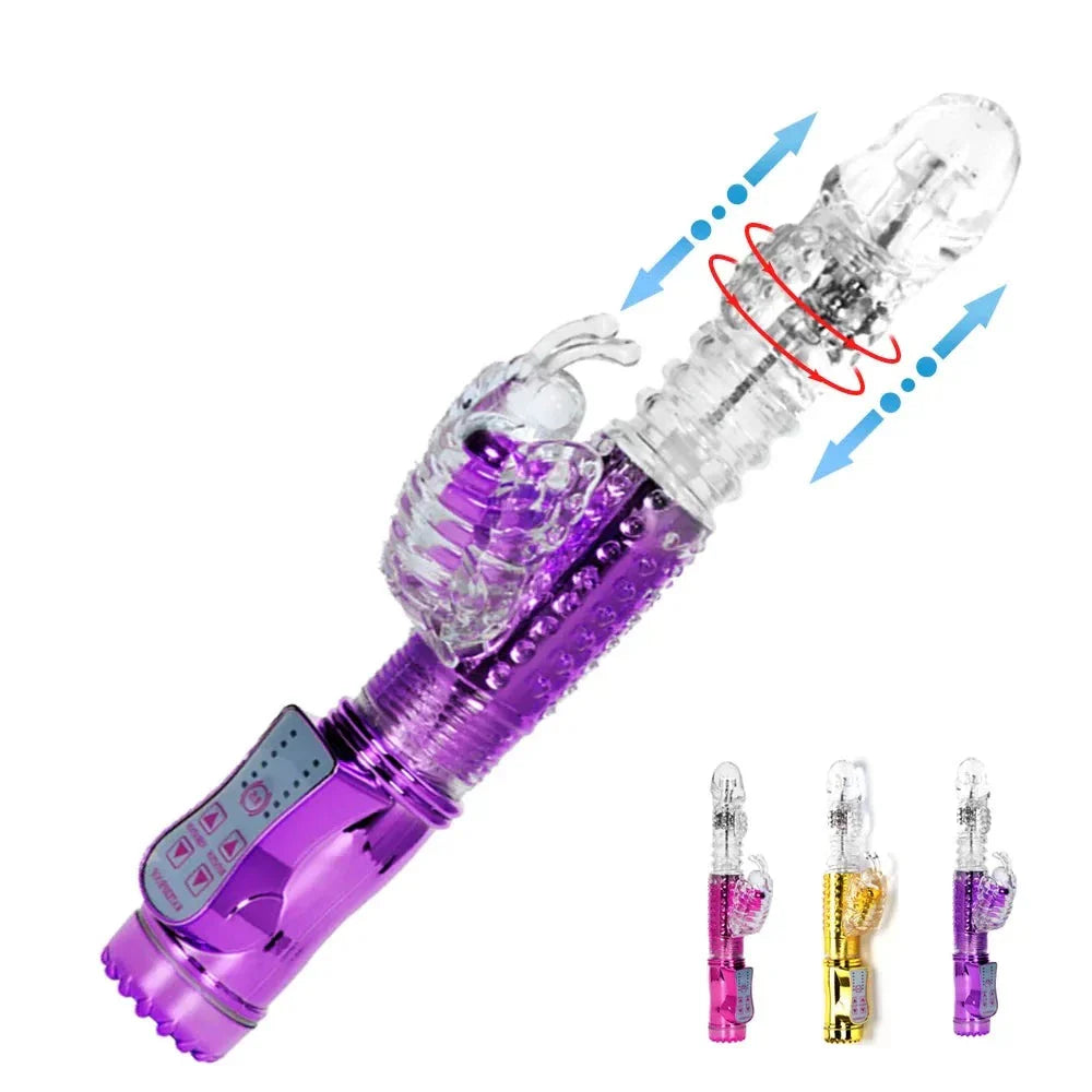 Vibrador Rotativo C/ 8 Funções E 36 Níveis De Vibração