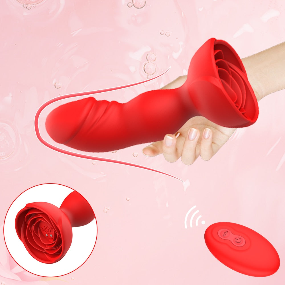 Plug e Vibrador Vênus 10 Modos
