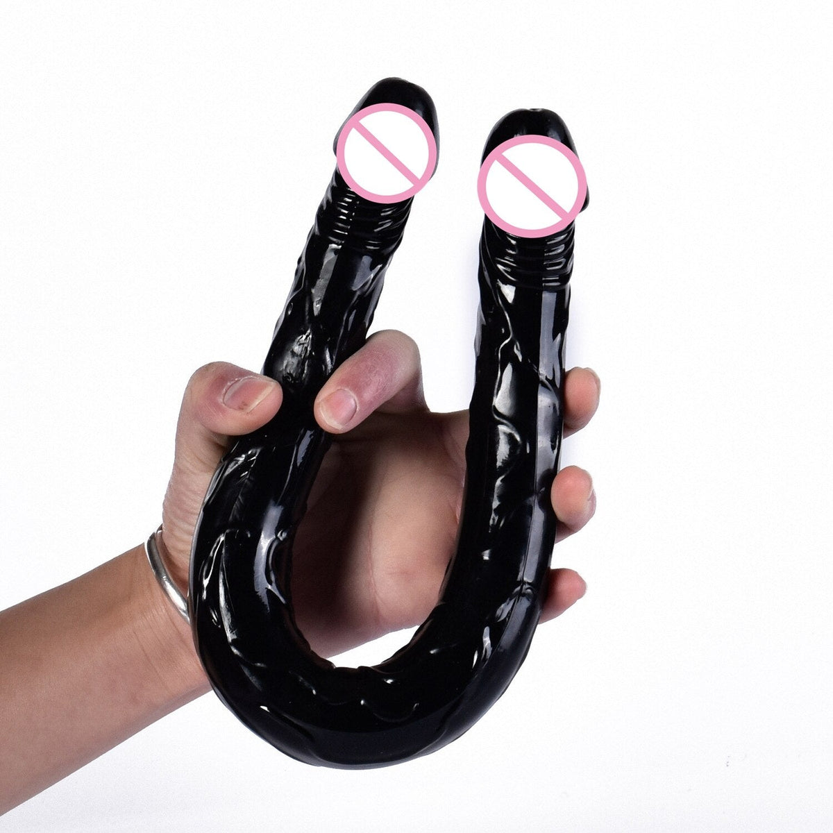 Pênis Jellies 43cm com cabeça dupla