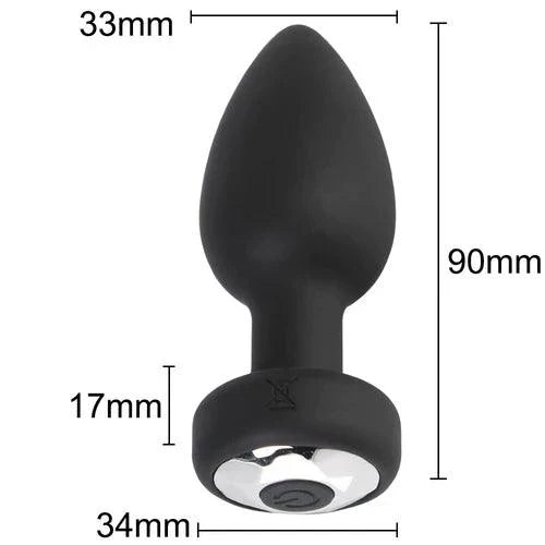 Vibrador Anal Plug - 10 Modos