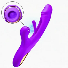 Sky - Vibrador de batida de ponto G para sucção de clitóris