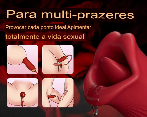 Masturbador Vibra Morde e Suga Boca de Mel II