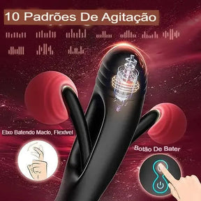 Massageador de Próstata 4 em 1 - Inferno X