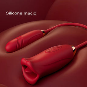 Masturbador Vibra Morde e Suga Boca de Mel II