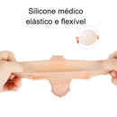 Capa Peniana Aumenta 5cm Com Vibrador Pênis Camisinha Reutilizável Texturizada
