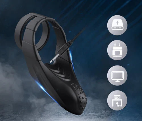 Anel de Pênis Duplo - 10 Modos de Vibração