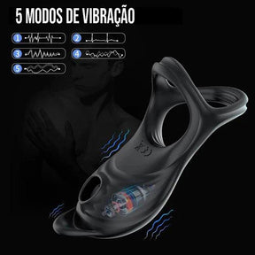 Anel peniano com estimulador de Clitóris