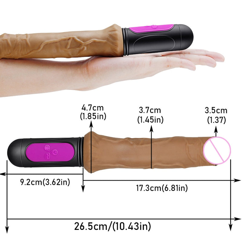 Vibrador Pênis Soft Boy com aquecimento