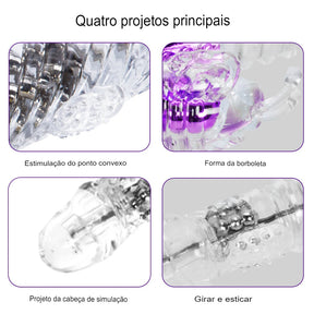 Vibrador  Rotativo C/ 8 Funções E 36 Níveis De Vibração