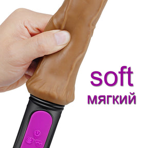 Vibrador Pênis Soft Boy com aquecimento