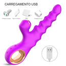 Serra Sarra Vibrador Ponto G E Clitóris Vai E Vem E Aquecimento