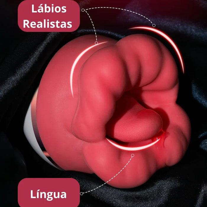 Rosa Êxtase: Sugador de Clitóris com Linguinha Macia