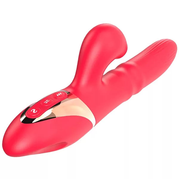 Vibrador Ponto G Vai e Vem Com Pulsação Clitóris Lançamento 2024