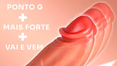 Pênis realista edição 2024 com 9 modos de vibração + controle sem fio