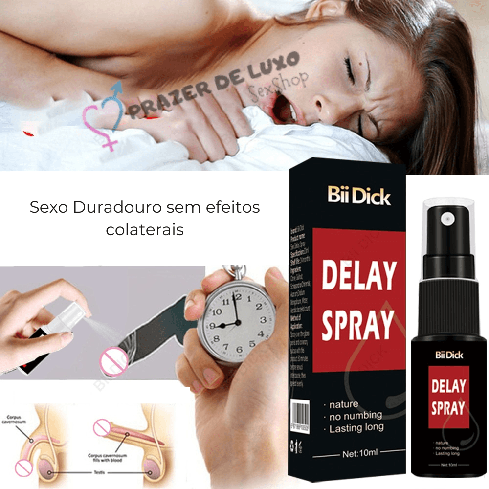 Spray Retardante para Sexo Duradouro - Bii Dick