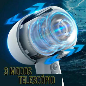 Masturbador Masculino Manual Telescópico Automático de 3 Frequências