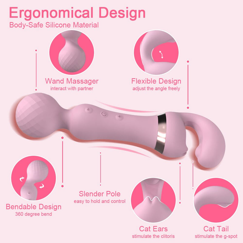Vibrador Varinha Estimuladora de Clitoris e Ponto G