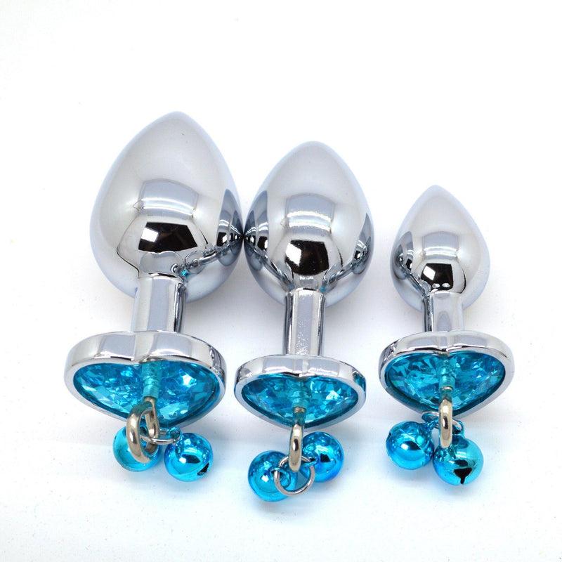 Kit Plug Anal com Jóia e Sino - Fonlu