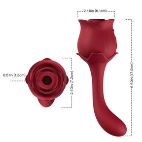 Rosisha Vibrador Duplo Com Estimulador