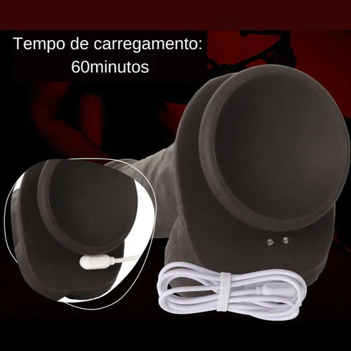 Pênis Realista Shadow boy 4 em 1 vibrador com aquecimento