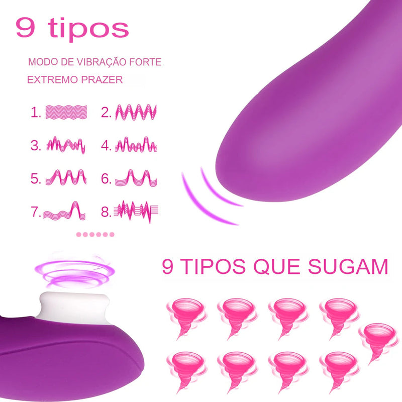 Tricker-Rct Vibrador de Ponto G com Pulsação S-Hande