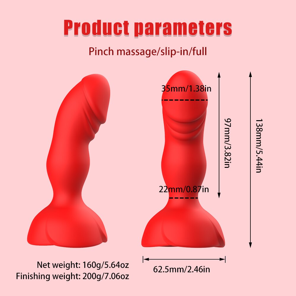 Plug e Vibrador Vênus 10 Modos