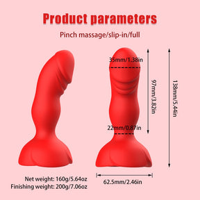 Plug e Vibrador Vênus 10 Modos