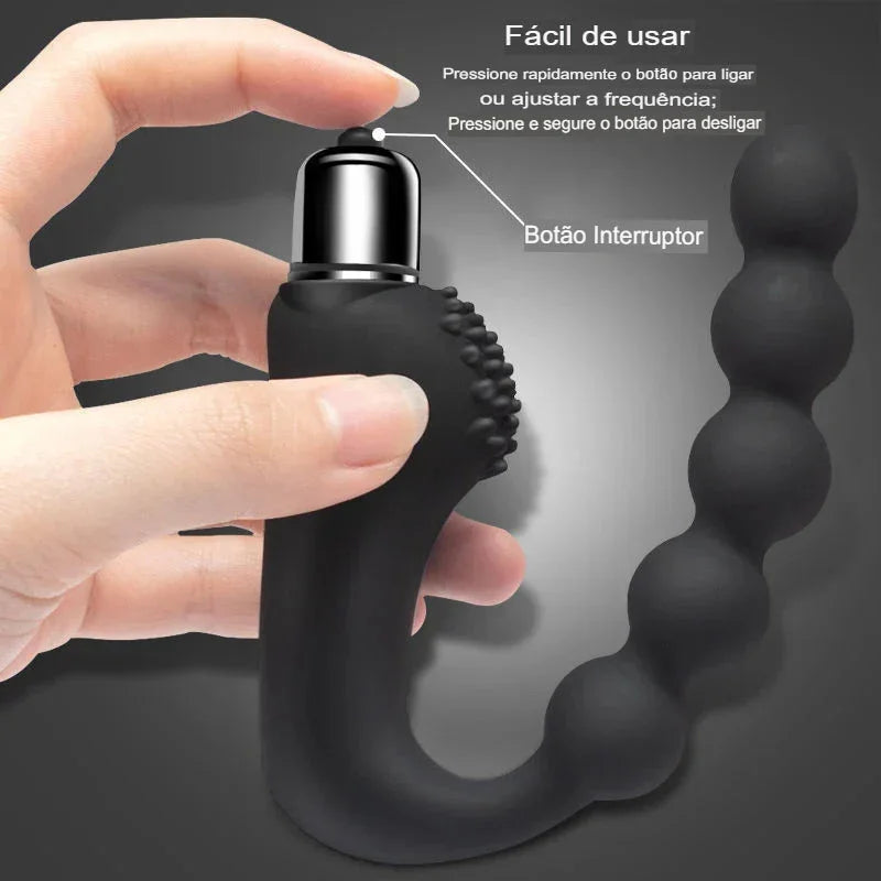 Discreet Massageador Anal com 10 Velocidades