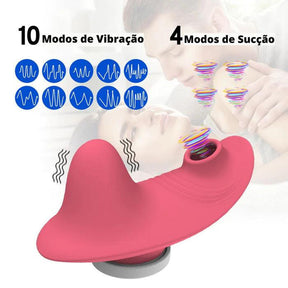 Calcinha Vibratória Kiss com sugador de clitóris
