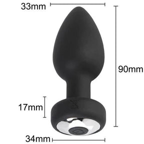 Vibrador Anal Plug - 10 Modos