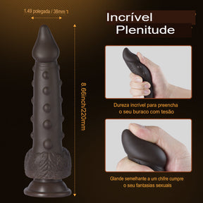 Black Tesão - Consolo 3 em 1 (18 centímetros)