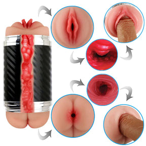 Masturbador Vagina e Ânus - Prazer duplo
