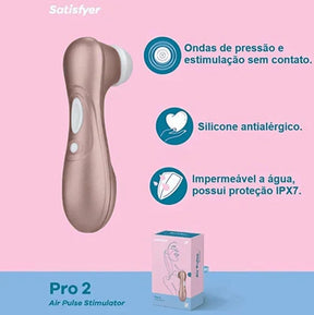 Sugador Satisfyer PRO 2 VIBRATIONS - Estimulador Sugador de Clitóris e Vibrador